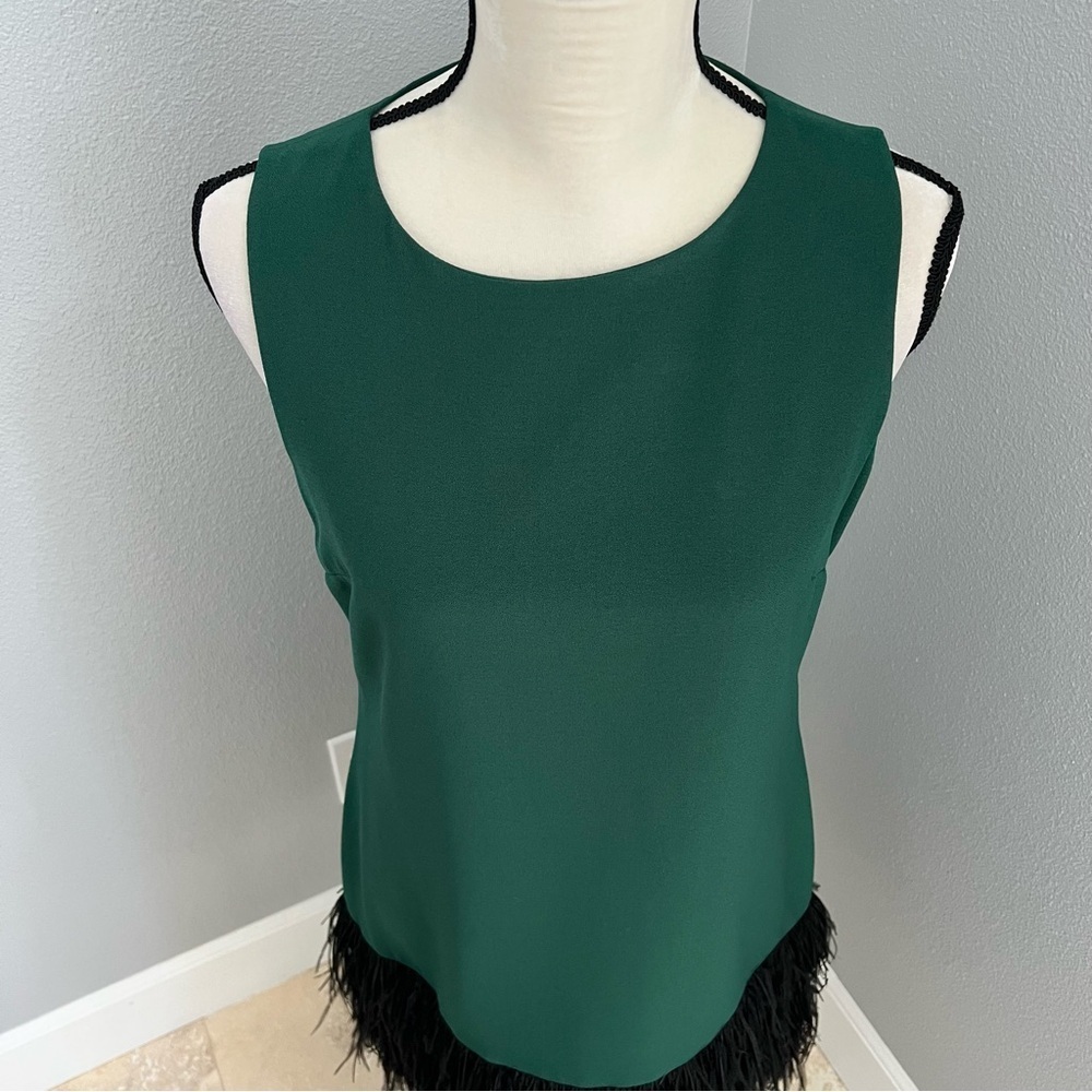 Daniel Cremieux Green Sheath Cocktail Dress NWT Sz 8 - Picture 3 of 12